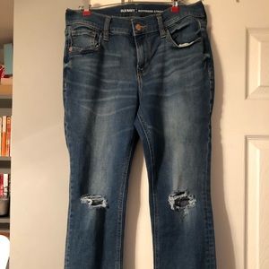 Old Navy Boyfriend Straight Cuffed jeans